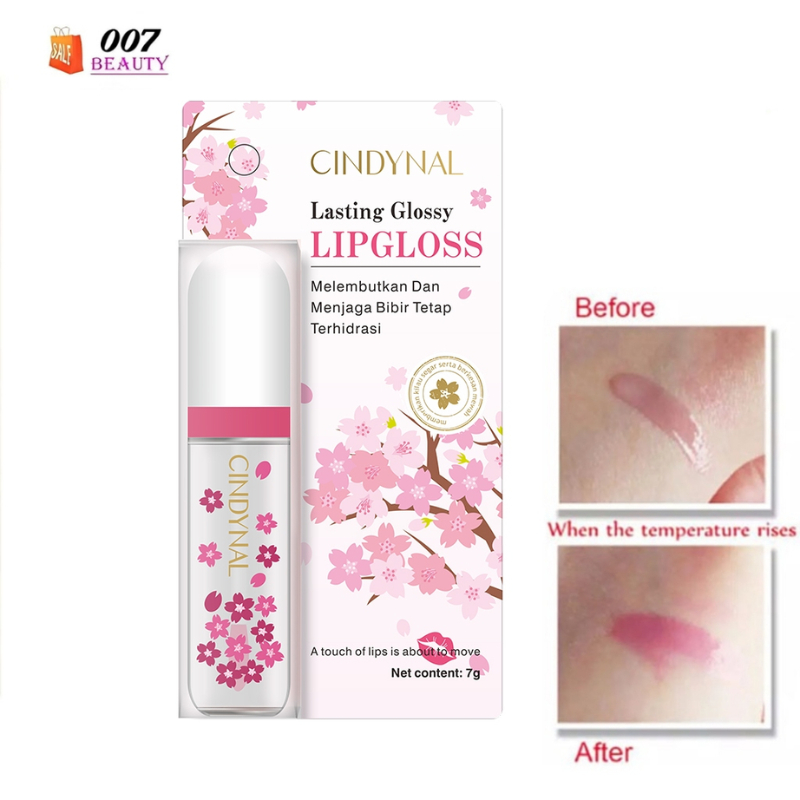 Ready Jkt - BPOM Original Cindynal Sakura Lip Gloss Bening Berubah Warna / Magic Lip Gloss
