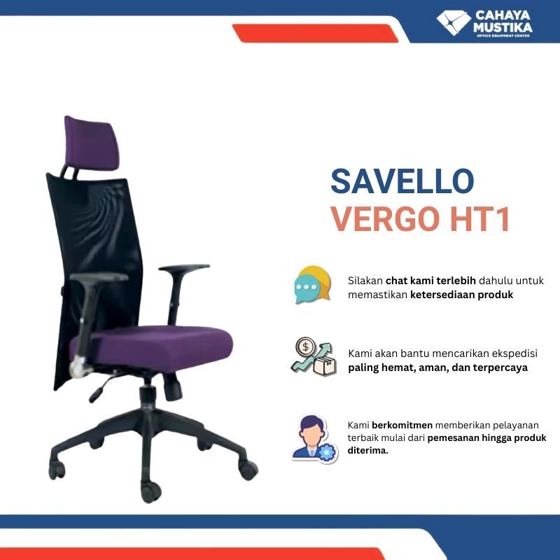 KURSI DIREKTUR KURSI PUTAR KURSI HIDROLIS KURSI KANTOR SAVELO VERGO HT1 TERMURAH MALANG