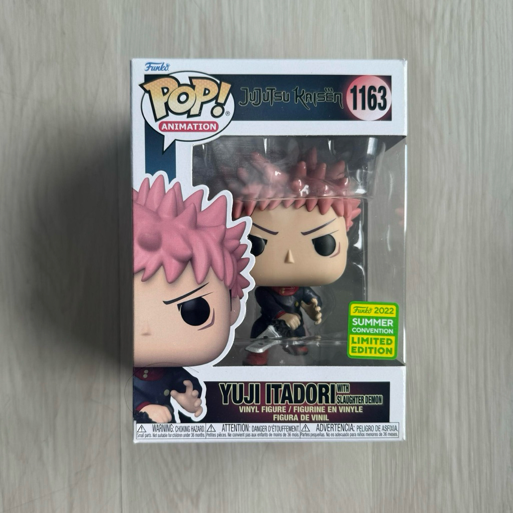 2022 Summer Convention Limited Edition SDCC Shared Sticker Con Funko Pop Animation Jujutsu Kaisen - 