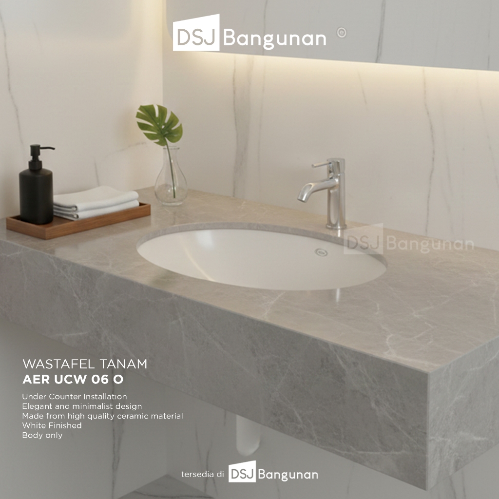AER UCW 06 O Wastafel Tanam Wastafel Cuci Tangan