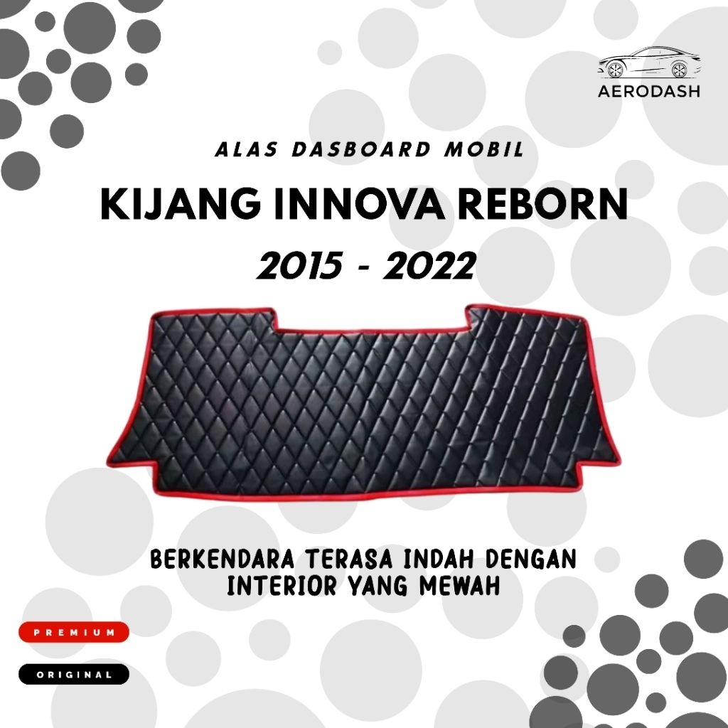 Alas / Cover Dashboard Toyota Kijang Innova Reborn 2015 - 2022 Kulit Sintetis
