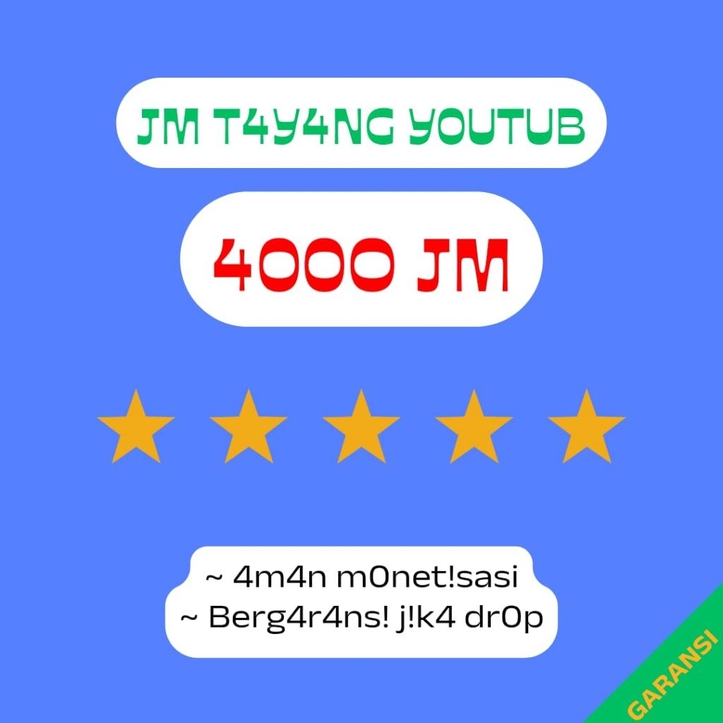 Jam penayangan (4000j)