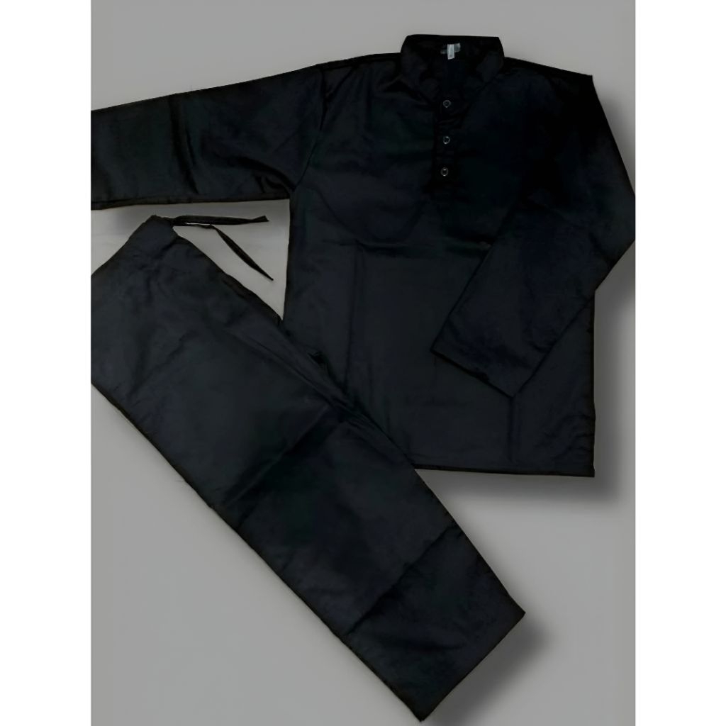 Seragam Sakral Siswa Pencak Silat IPSI PSHT Pagar Nusa / Baju Celana Silat Hitam
