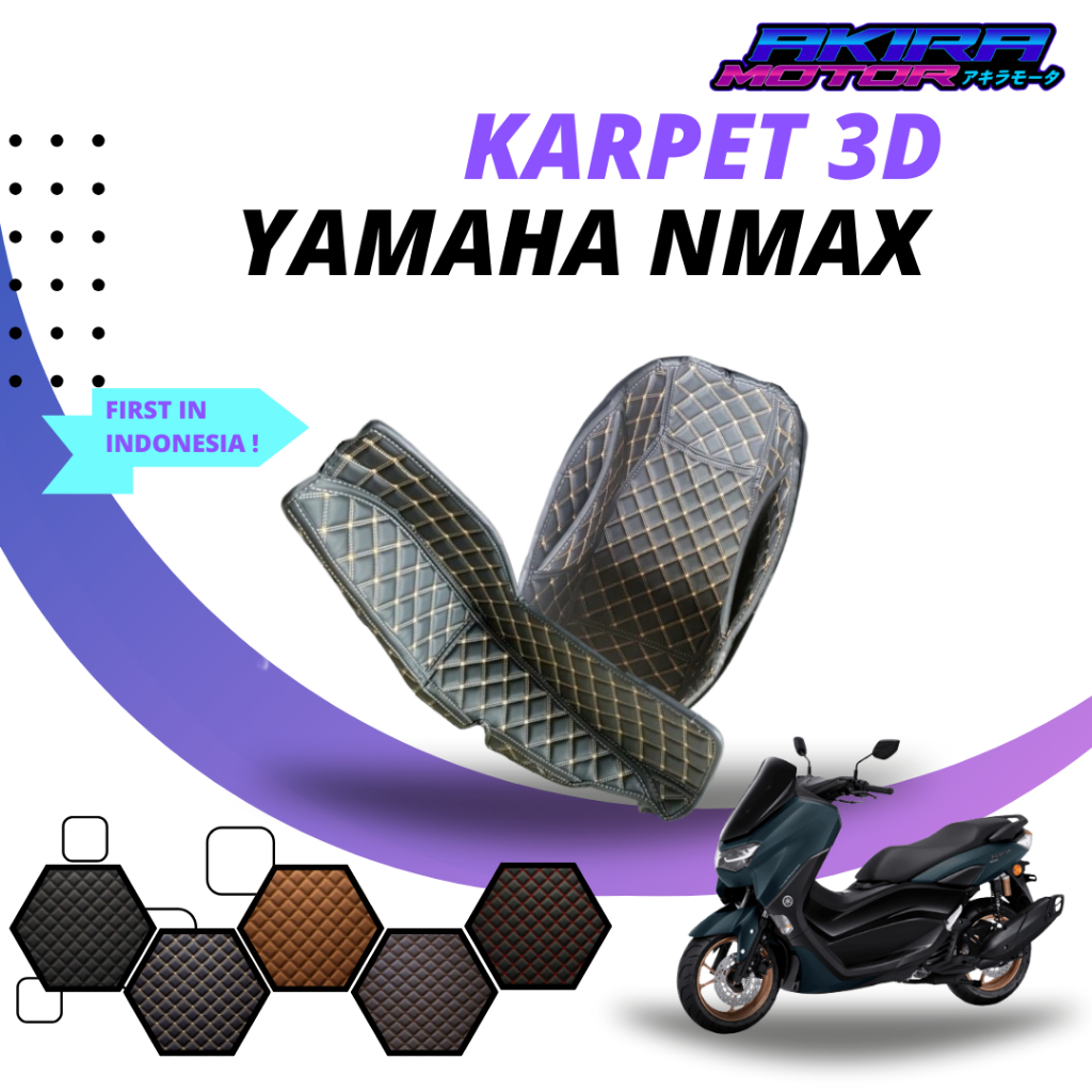 Karpet Motor 3D Premium Yamaha Nmax 2015-2019 Box / Karpet Bagasi Nmax
