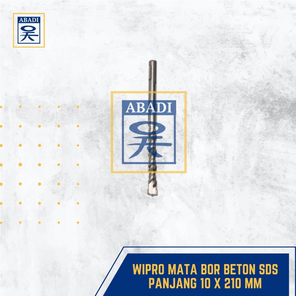 MATA BOR BETON SDS PANJANG 10 X 210 MM WIPRO