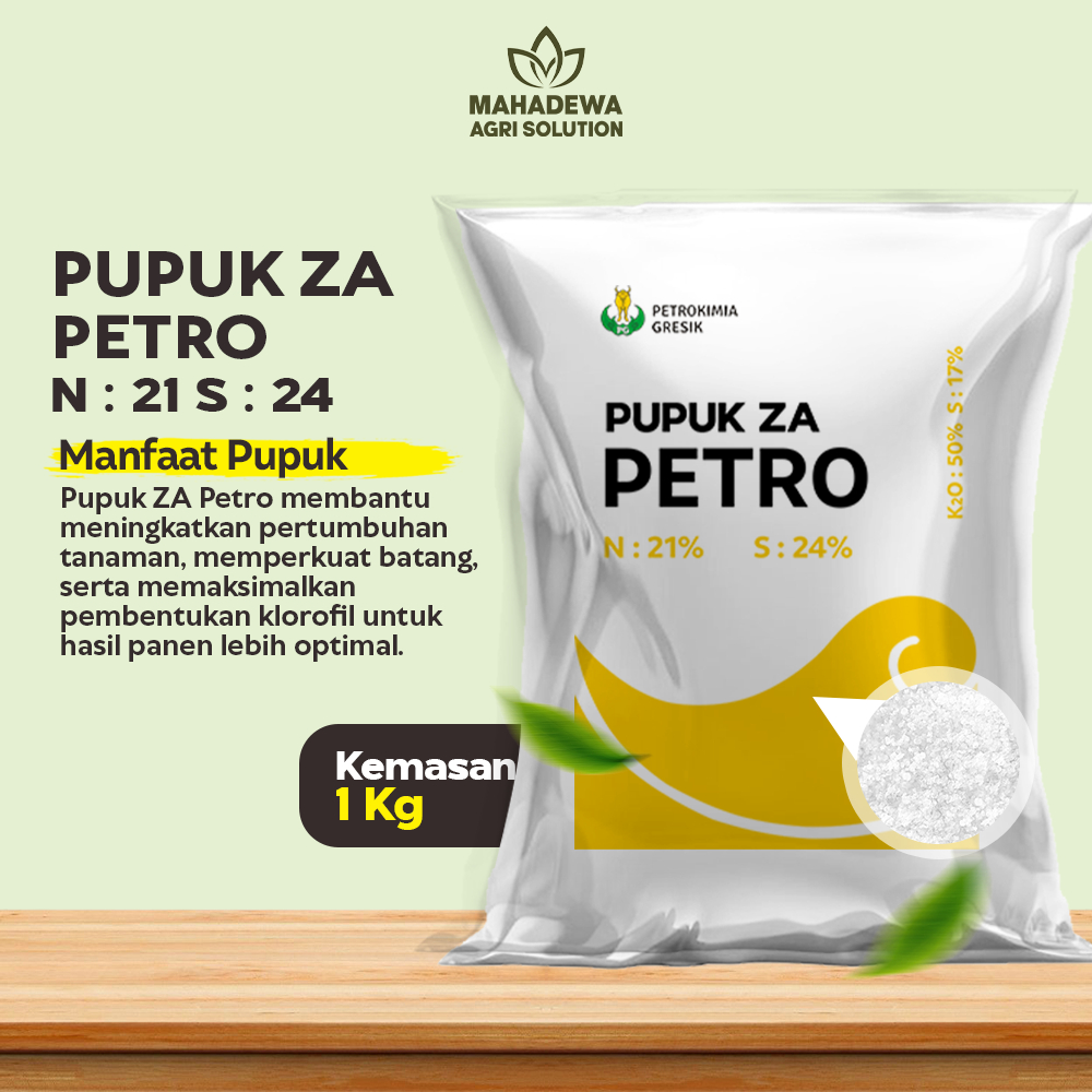 Pupuk ZA Amonium Sulfat | ZA Petrokimia | Original Repack | Kemasan 1Kg