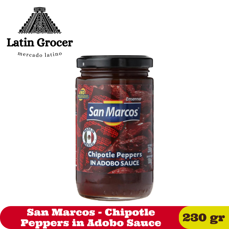 San Marcos - Chipotle Peppers in Adobo Sauce 230gr / jar
