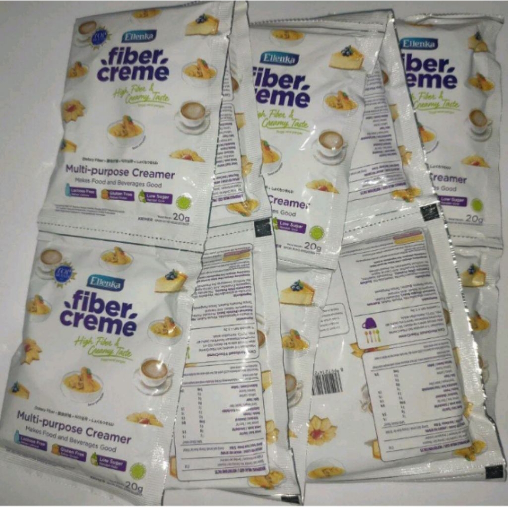Fiber Cream Sachet 20gr 1renceng 10pcs / Ellenkan Fiber Cream