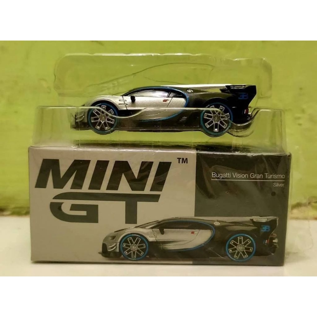 MINI GT BUGATTI VISION GRAN TURISMO SILVER LOOSE