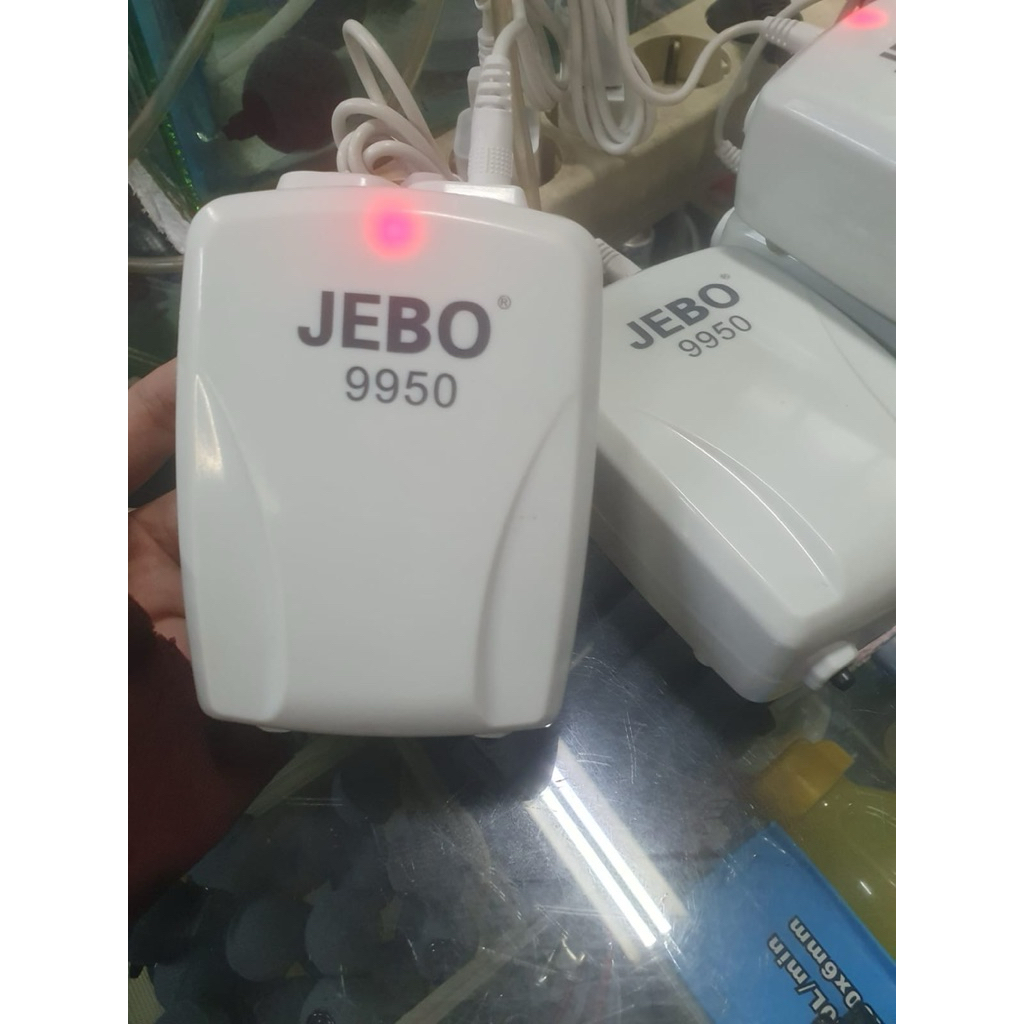 Aerator Jebo 9950 ACDC Original Airpump / Pompa Oksigen Aquarium/Kolam ikan