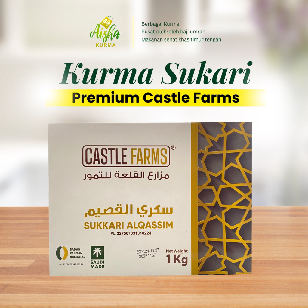 Kurma Sukari Premium Castle Farms 1 Kg