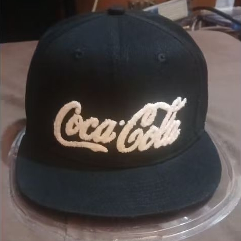 topi Coca Cola. snapback.official tag. sz awal 55cm.