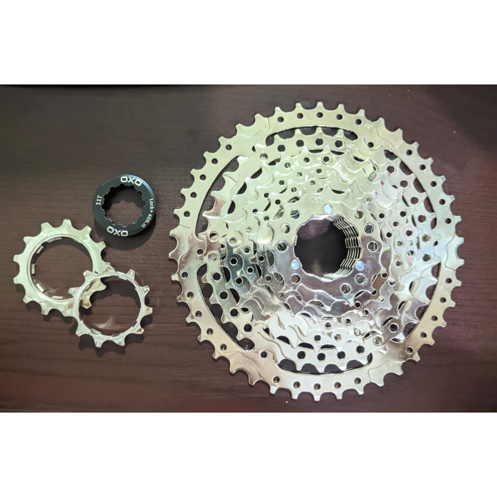 Sprocket Oxo 8 Speed 42T 11-42T New Black Lock Black