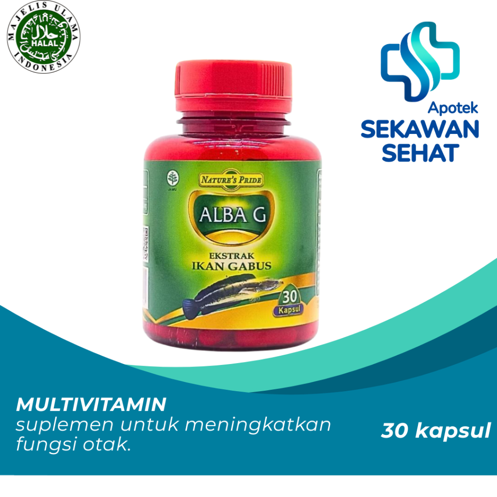 NATURE'S PRIDE ALBA G EKSTRAK IKAN GABUS  - Isi 30