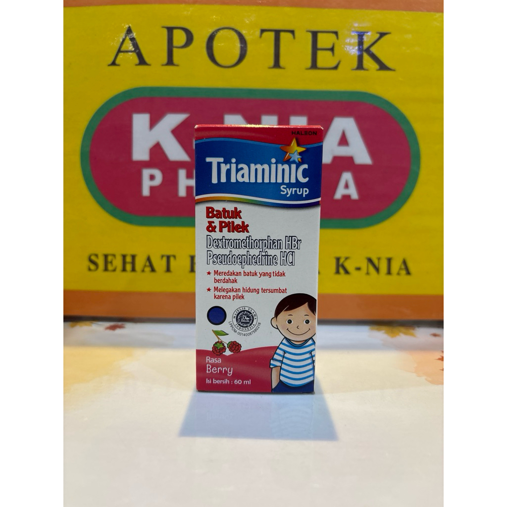 Triaminic Sirup Batuk Pilek 60ml rasa Berry obat batuk pilek anak