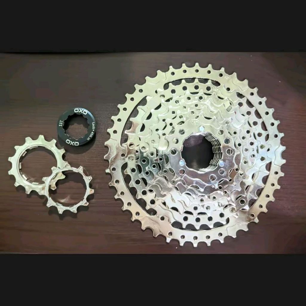 Sprocket Oxo 8 Speed 42T 11-42T New Black Lock Black