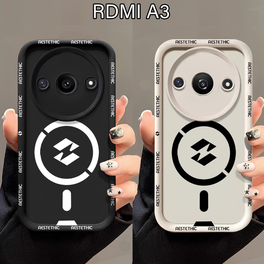 Rubber Pro Camera Magsafe Logo For XIAOMI redmi a3 a5 4g Note 14 4g 5g poco m5 poco f7 5g13 Pro 5g N