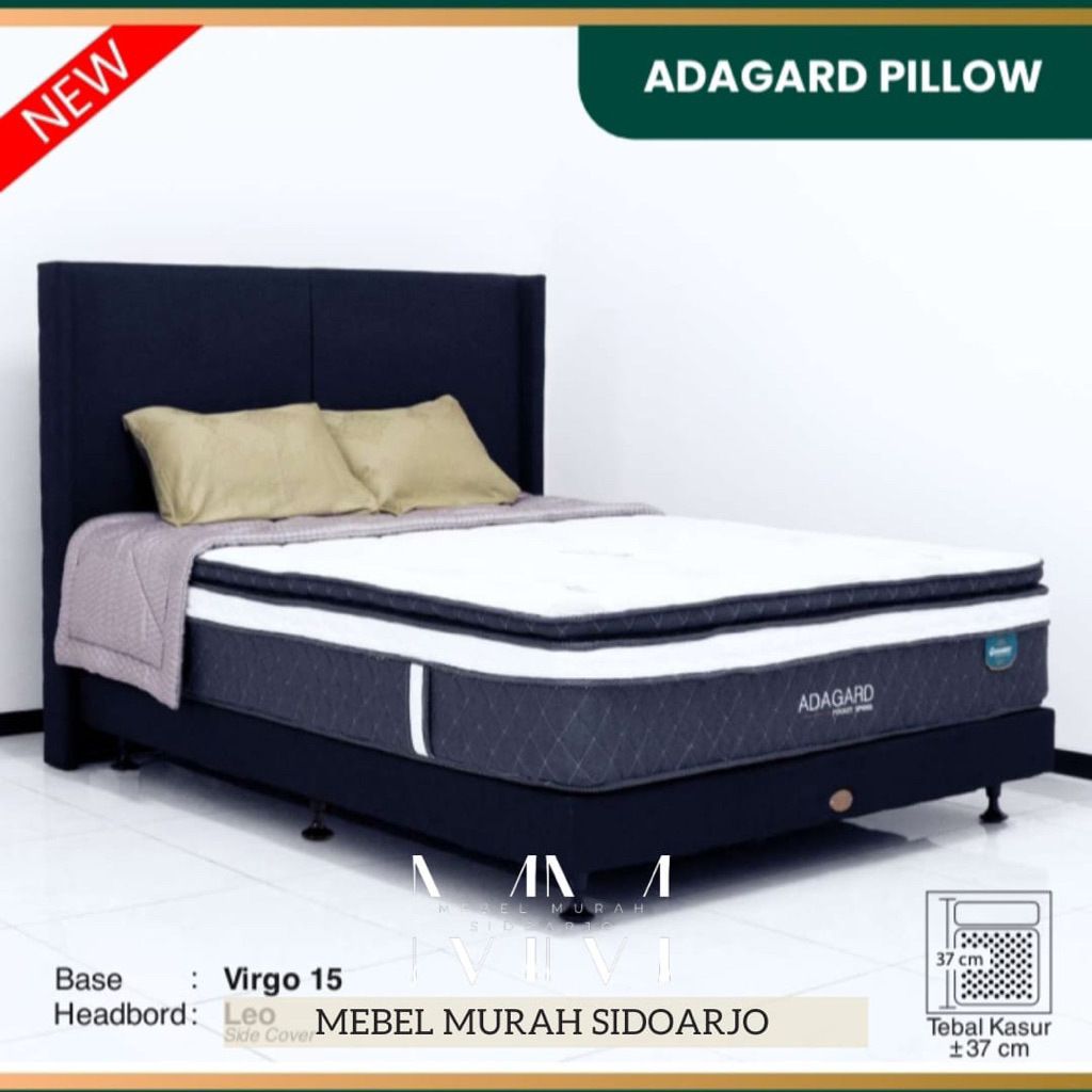 Kasur Springbed Guhdo Adagard Pocket plushtop pillow top Garansi pegas 10 Thn 180x200 160x200 140x20