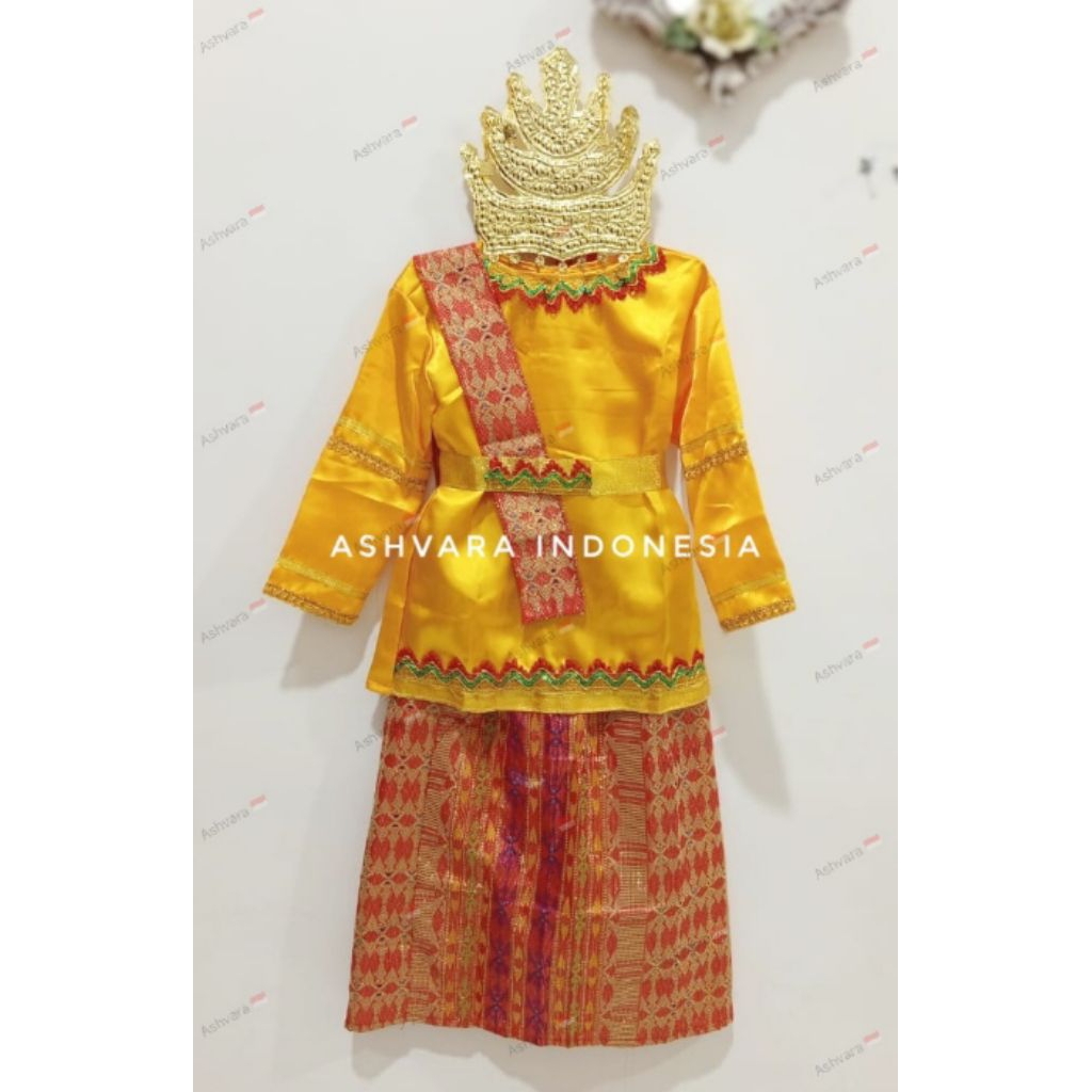 Baju adat Batak Mandaling /Baju adat Batak & Bulang anak Perempuan TK, SD