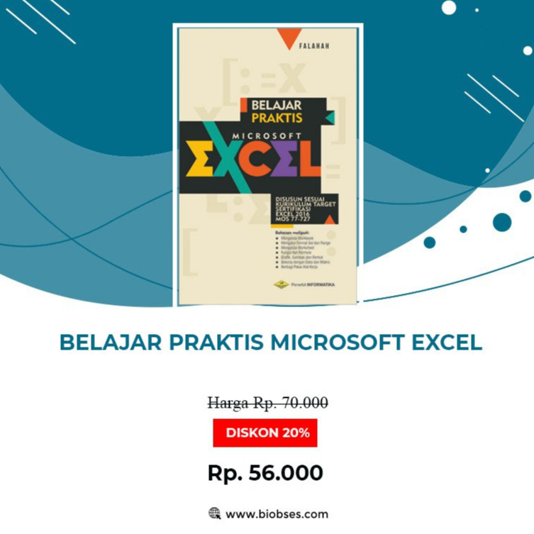 BUKU BELAJAR PRAKTIS MICROSOFT EXCEL
