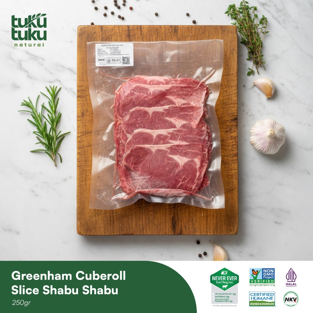 100 % Grass Fed Cuberoll/ Ribeye Slice - Shabu Shabu (no antibiotics, no added hormone, and GMO free