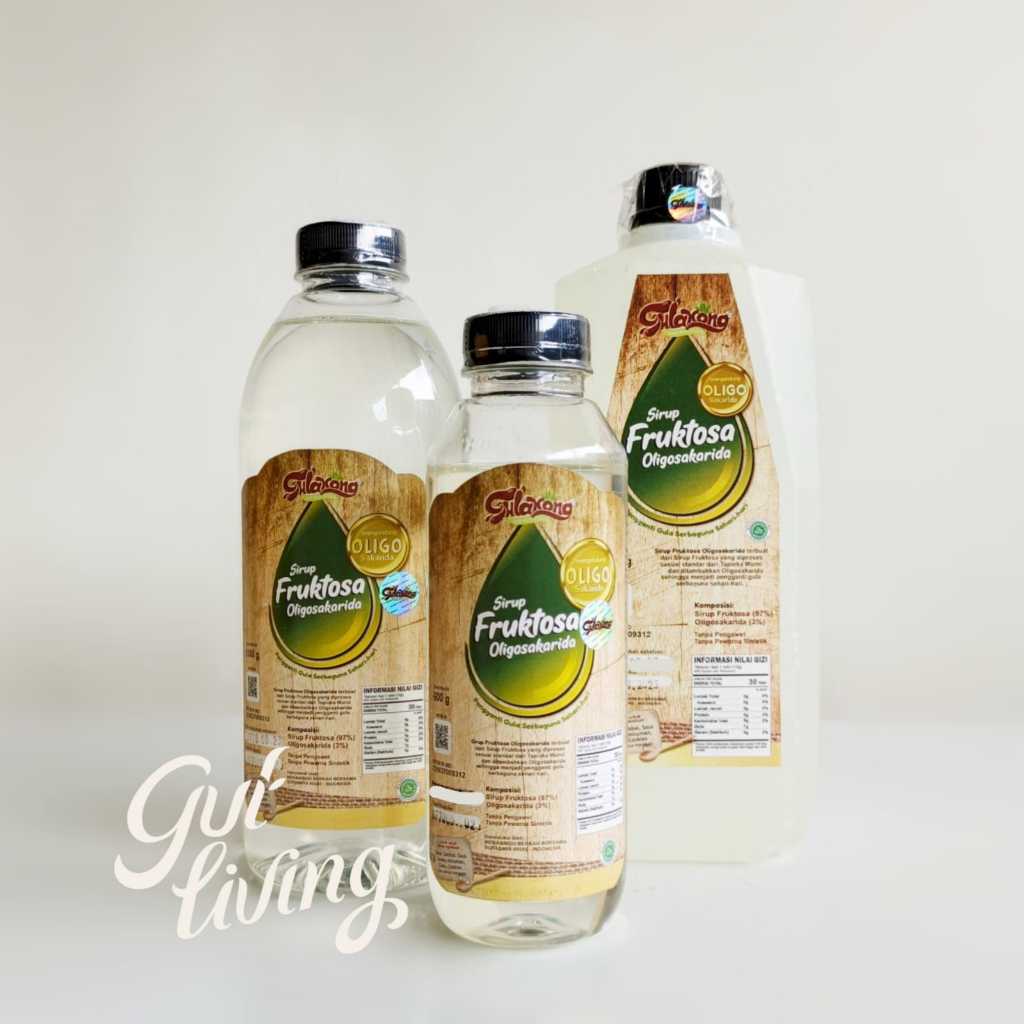 Gulakong Gula Singkong Sirup Fruktosa Natural Cassava Syrup Sugar Oligosakarida Prebiotik Postbiotik