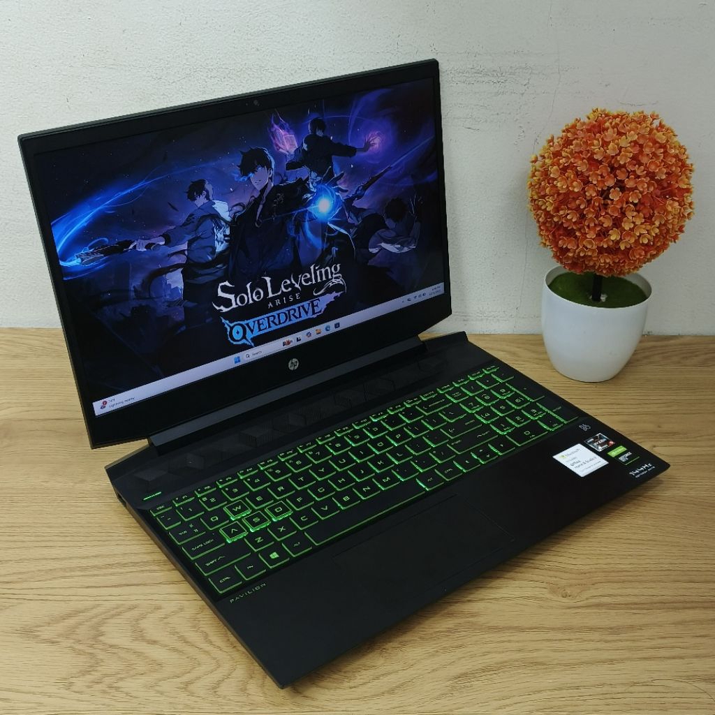 Laptop Gaming HP PAVILION 15-ec2047AX AMD Ryzen 5 5600H with Radeon Ram 16Gb/SSD 512Gb Vga Nvidia Ge