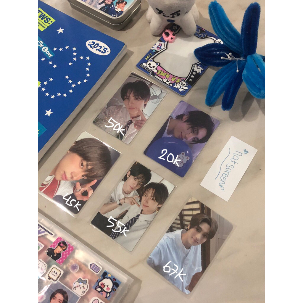 [BACA DESC] TWS Photocard PC POB LD Merchandise OFFICIAL READY INA Sparkling Blue Summer Beat Last B