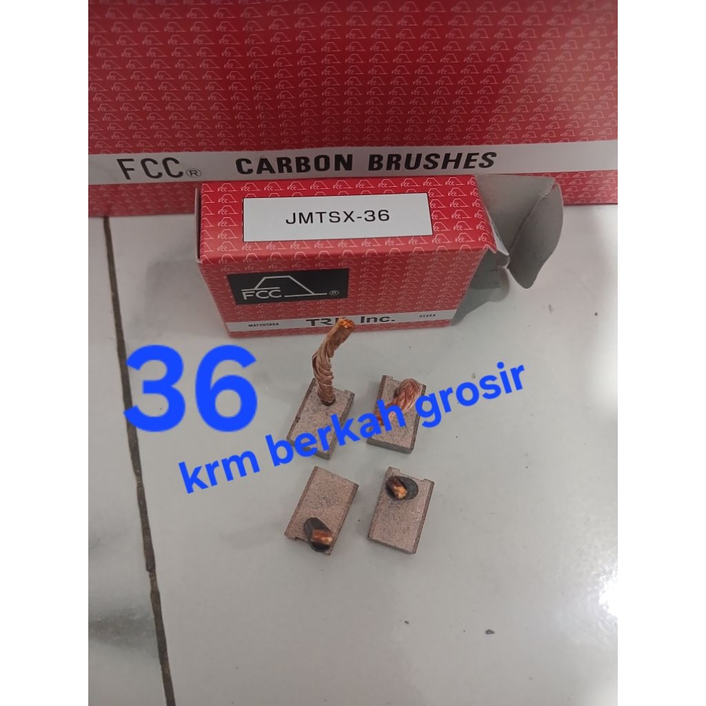 carbon brush stater dinamo stater mitsubishi L300 kuda diesel ragasa ps125 ps135 fcc javan original