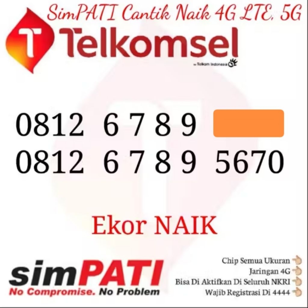 0Nomor Cantik Simpati - Nomor Cantik Telkomsel - Nomer Cantik Telkomsel - No Simpati Cantik 0Nomor C