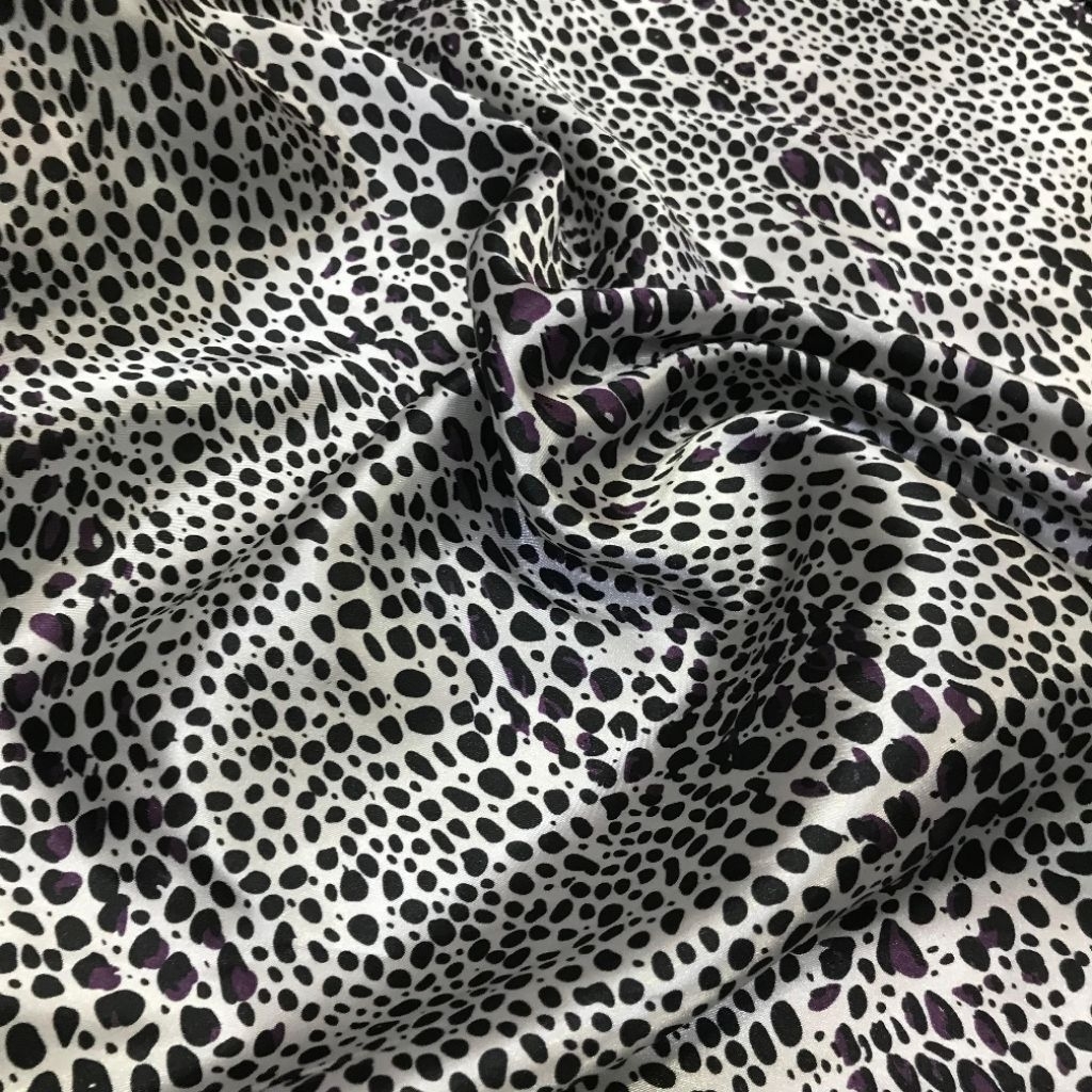kain satin motif ~ kain satin motif leopard ~ kain satin premium motif macan tutul brw02