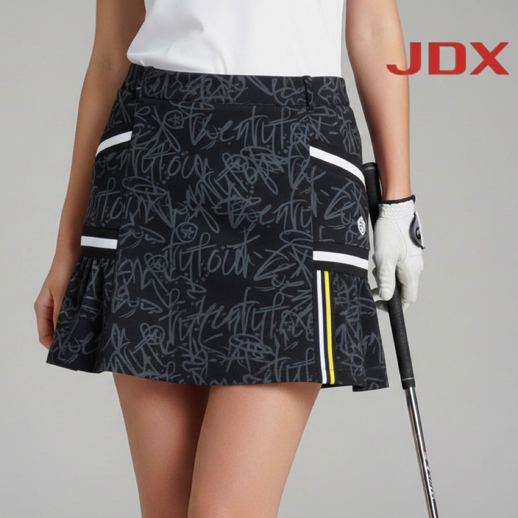 Rok Golf Tennis JDX Black Reflectif Celana  Pendek Olahraga Tennis Golf Wanita Original Second Prelo