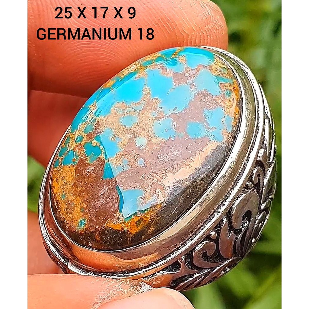 pirus Persia lawasan hijau urat emas