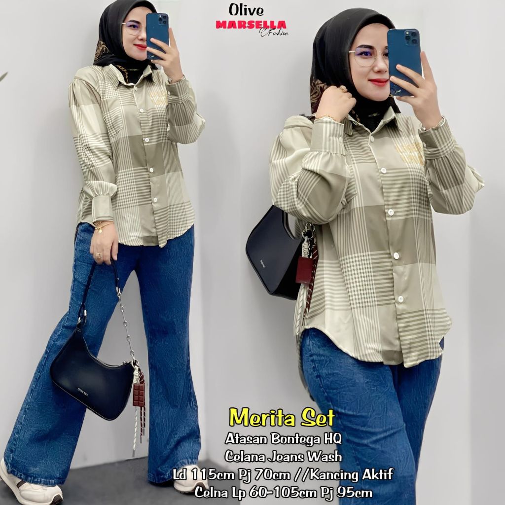 Setelan Terbaru Merita Setelan ORIGINAL MARSELLA