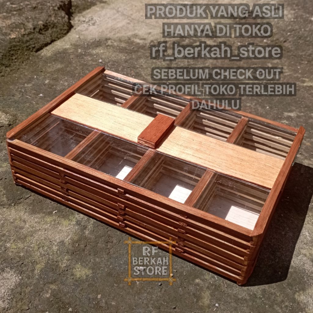 Kandang jangkrik isi 8 kotak lebih besar Kandang jangkrik model Baru