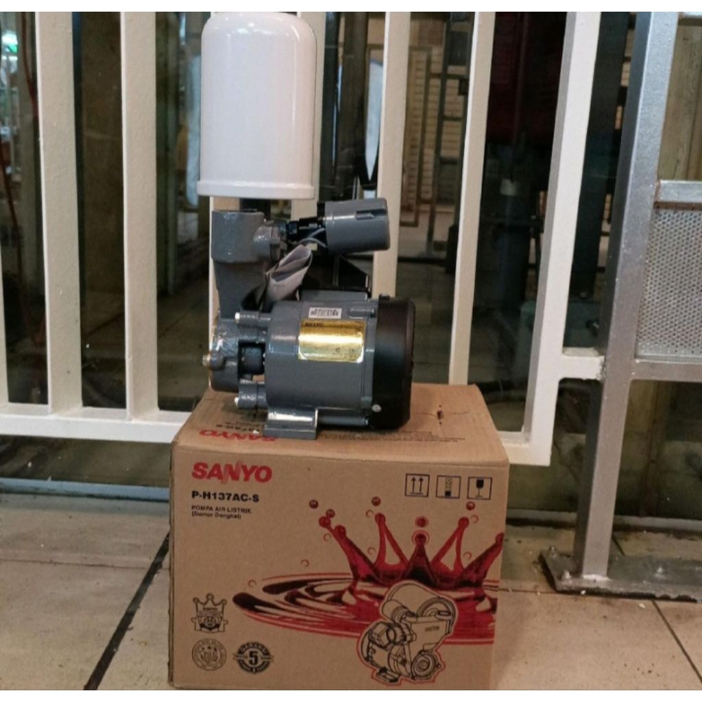 Mesin pompa air sanyo P-H137AC automatic