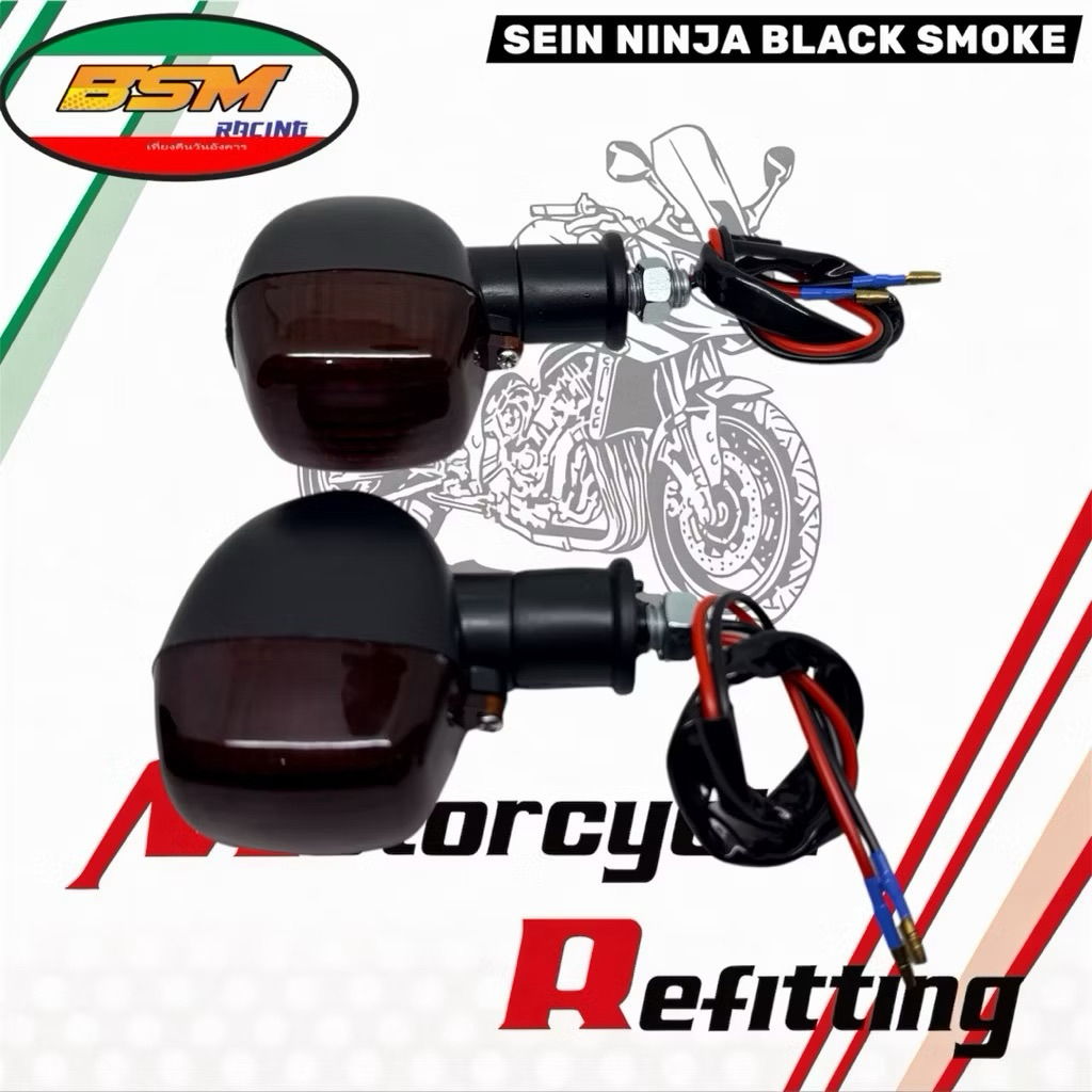 Turn Singnal / Motoparts Lampu sein LED sepeda motor Ninja R Ninja RR Ninja SS (1 Set)