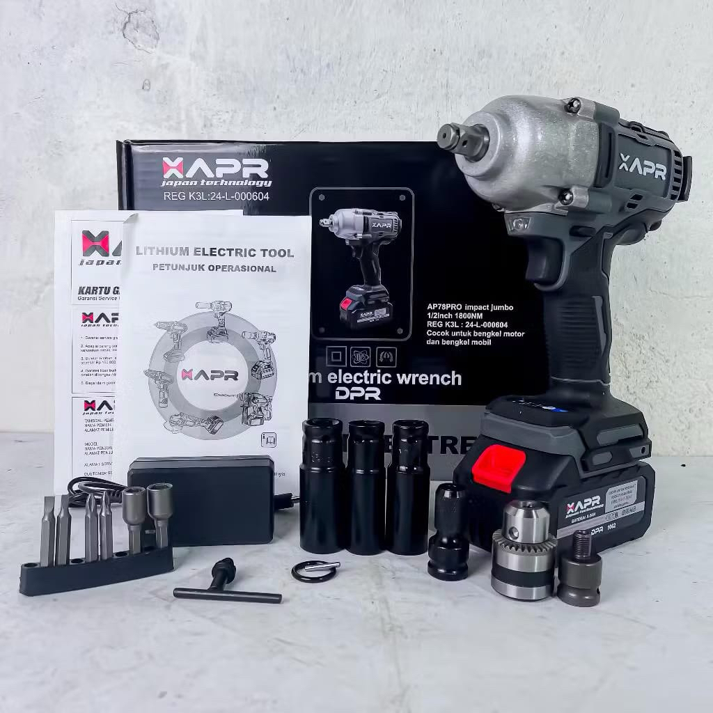 IMPACT WRENCH APR 1 BATERAI / APR 78PRO