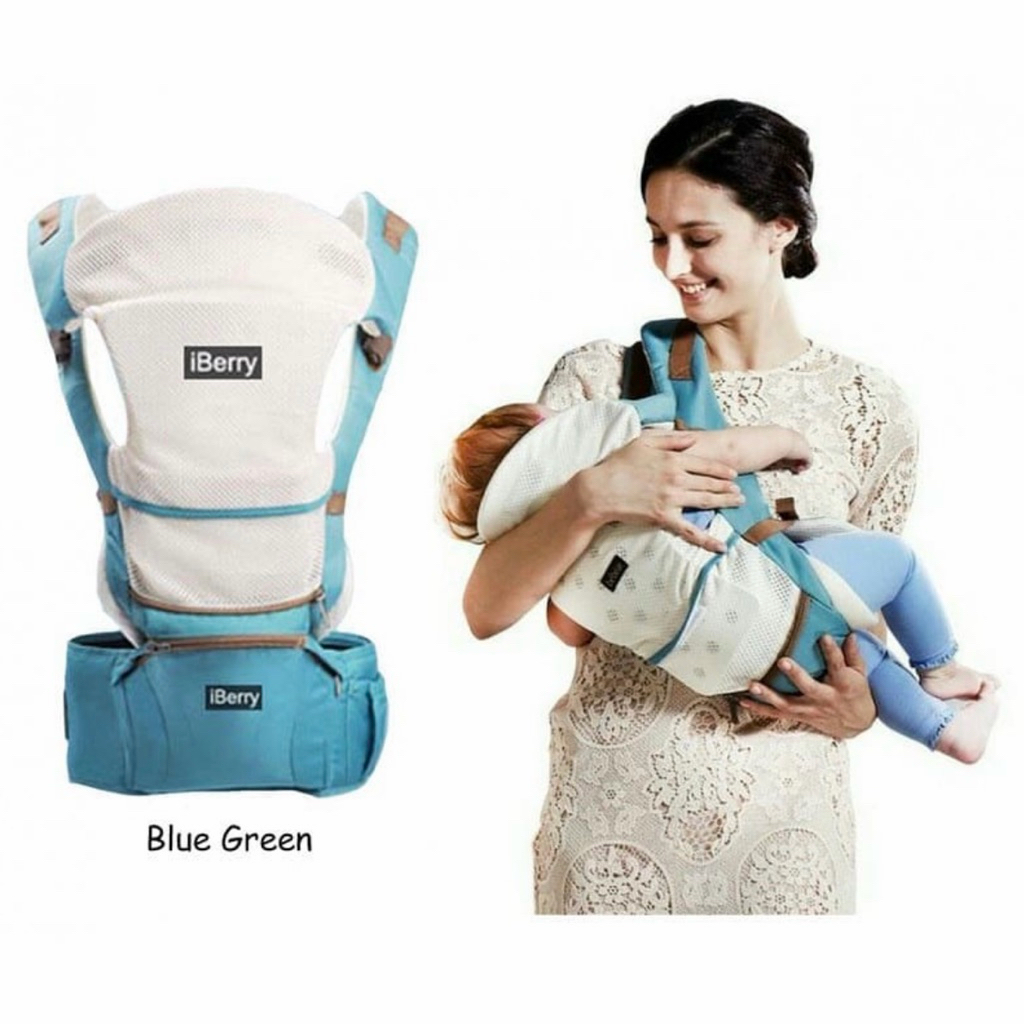 Gendongan iBerry Baby Carrier 9in1 Hipseat 4-36 Bulan