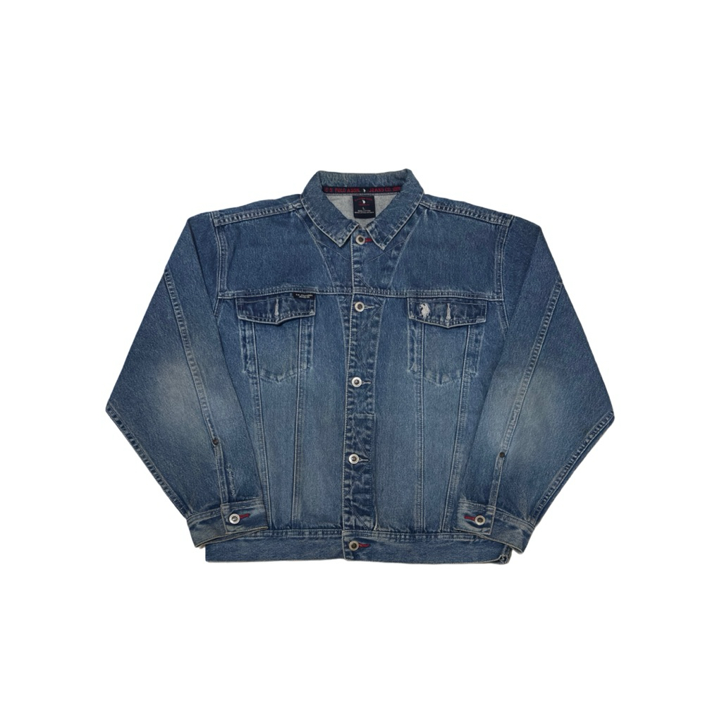 Blue Washed Denim Jacket Polo Jeans