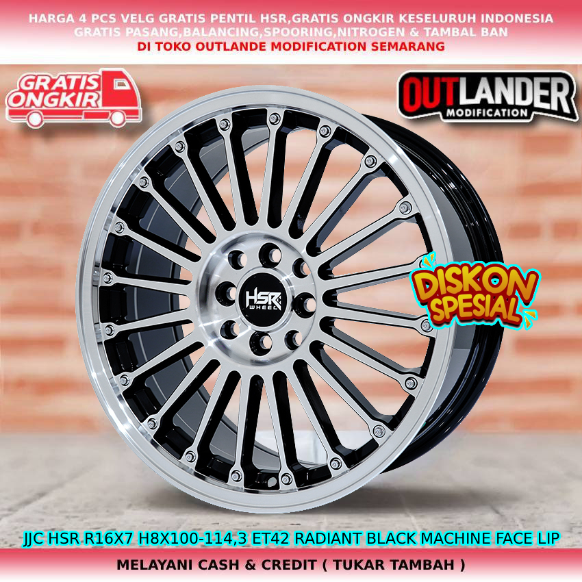 Velg ring16 velg mobil Splash| Swift| WagonR| Agya| Altis| Ayla| Calya| dll velg hsr jjc R16