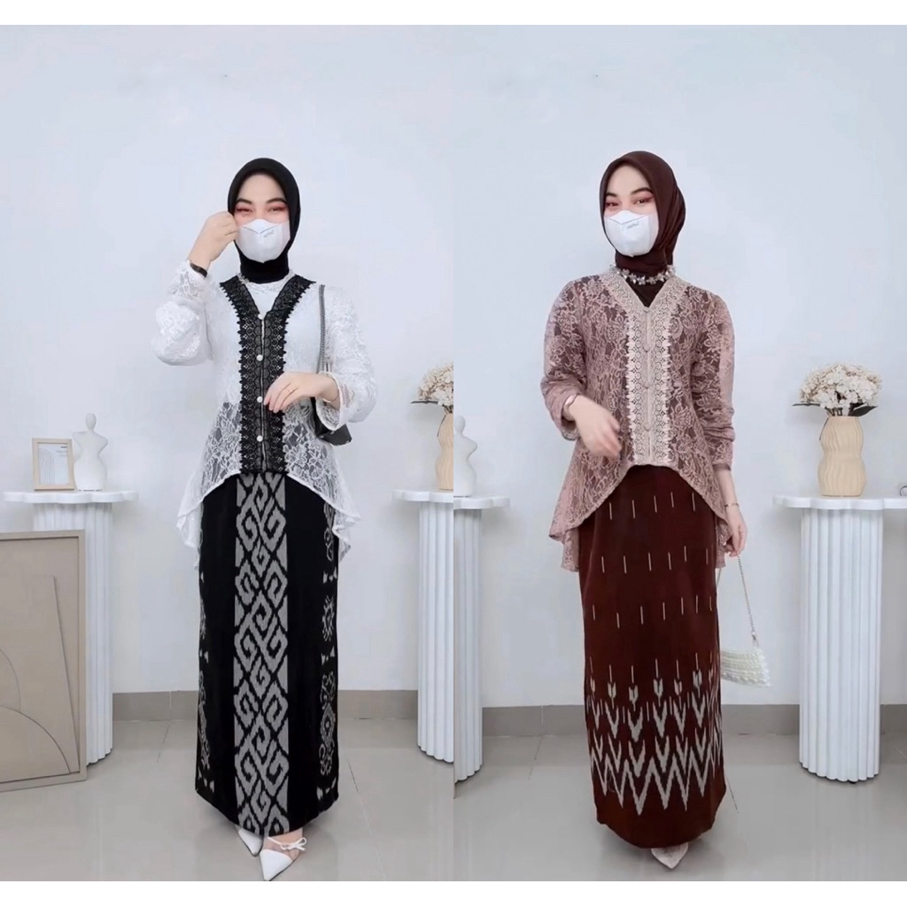 SOFIA Set Series Dres couple Tenun Dress Tenun kondangan