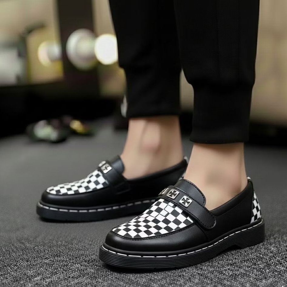 Sepatu Pria Loafers Docmart Skena Pantofel Kasual Kerja kekinian