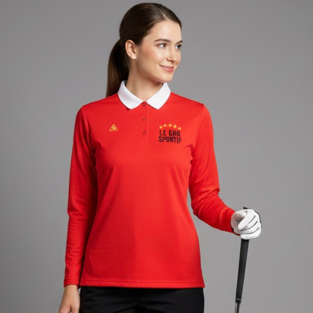 Kaos  Kerah Polo Wanita LE COQ SPORTIF GOLF 85 Original Preloved