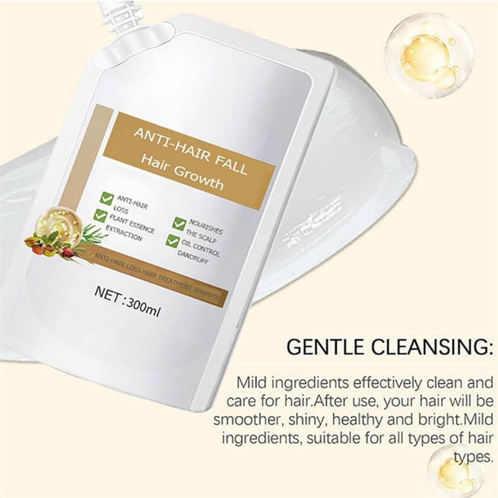 Shampo LIFUSHA 300ml - Anti Rambut Rontok, Mengatasi Ketombe, Membantu Pertumbuhan Rambut