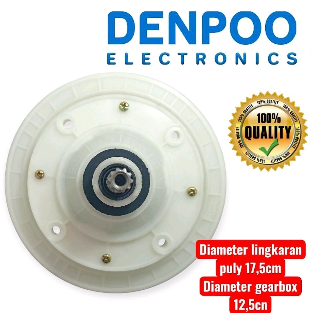 gearbox mesi  cuci denpoo DW-1190 mesin cuci denpoo 2 tabung