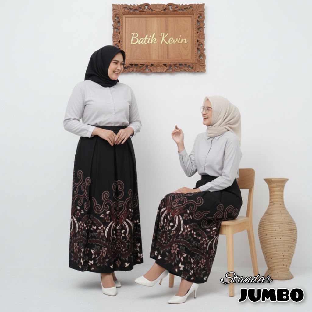 Rok Batik Kamara Rok Panjang Wanita Bawahan Kebaya Modern Elegan by BatikKevin