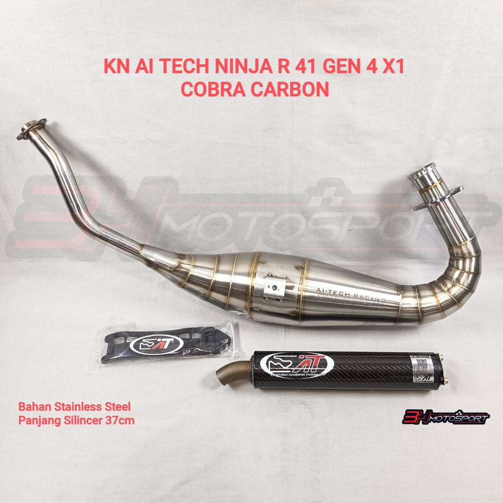 KNALPOT AI TECH NINJA R 41 GEN 4 X1 COBRA CARBON