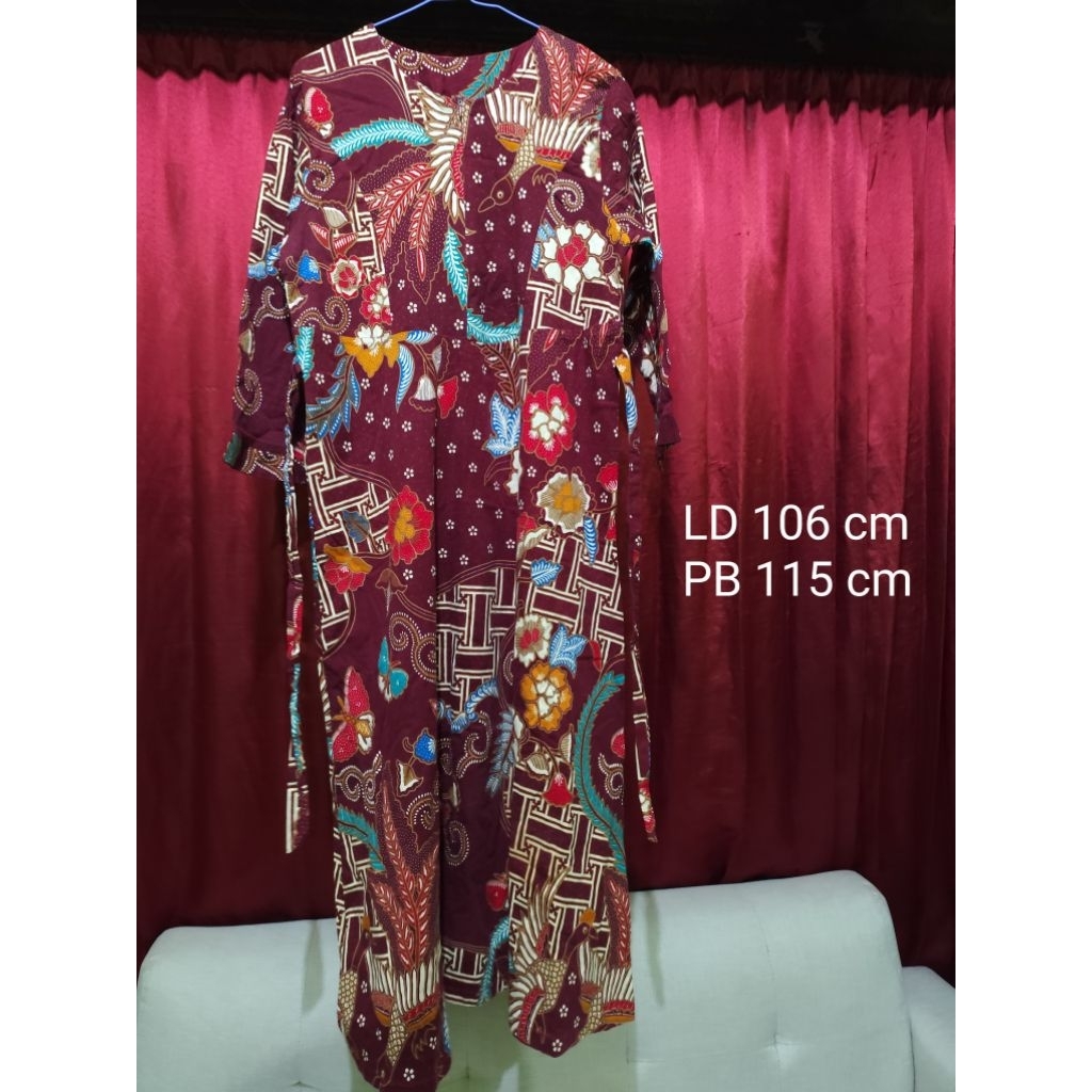 Midi dress batik preloved