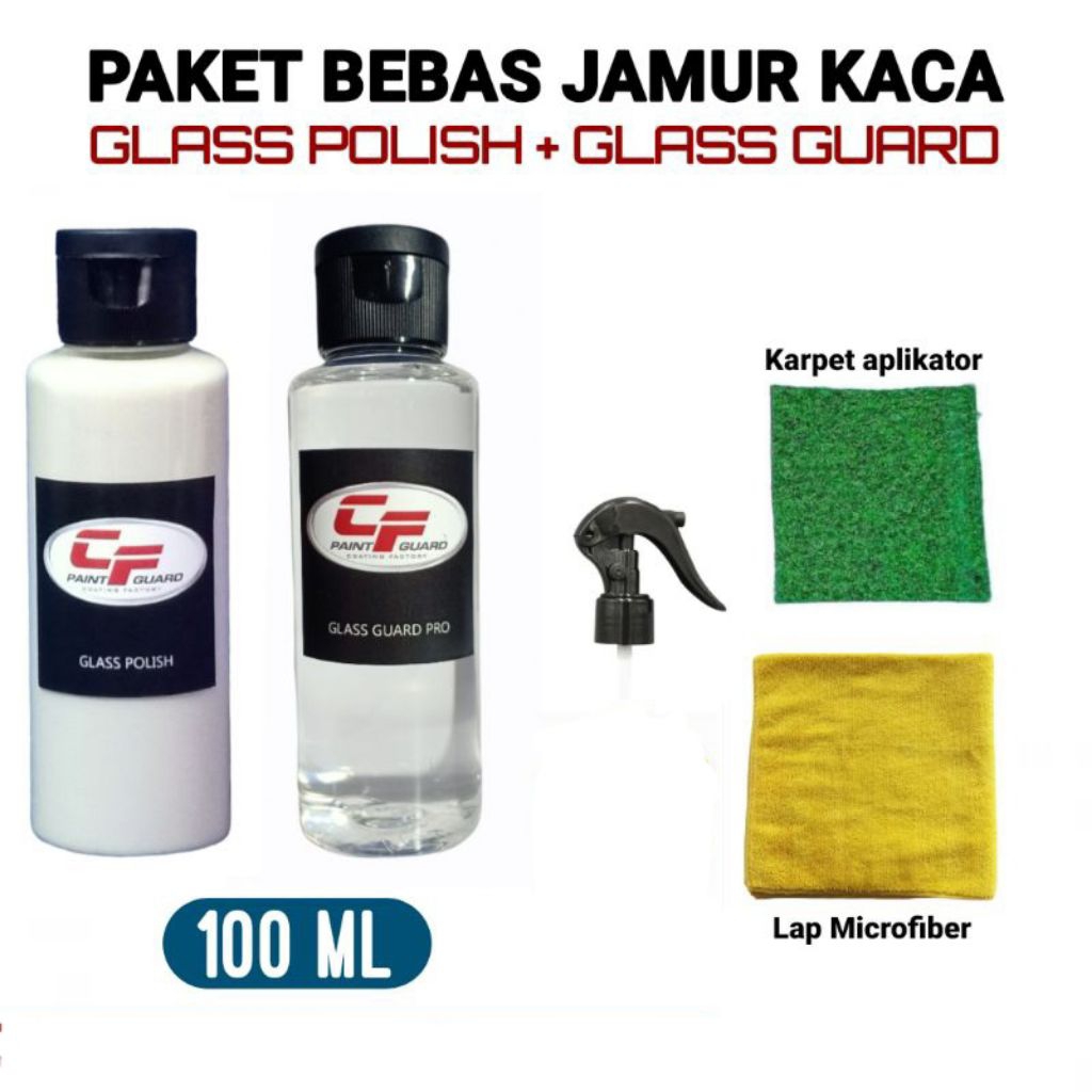 Glass Polish Pembersih Jamur Kaca Mobil Coating Kaca Glass Scrub Glass Guard Pro Original Coating Fa